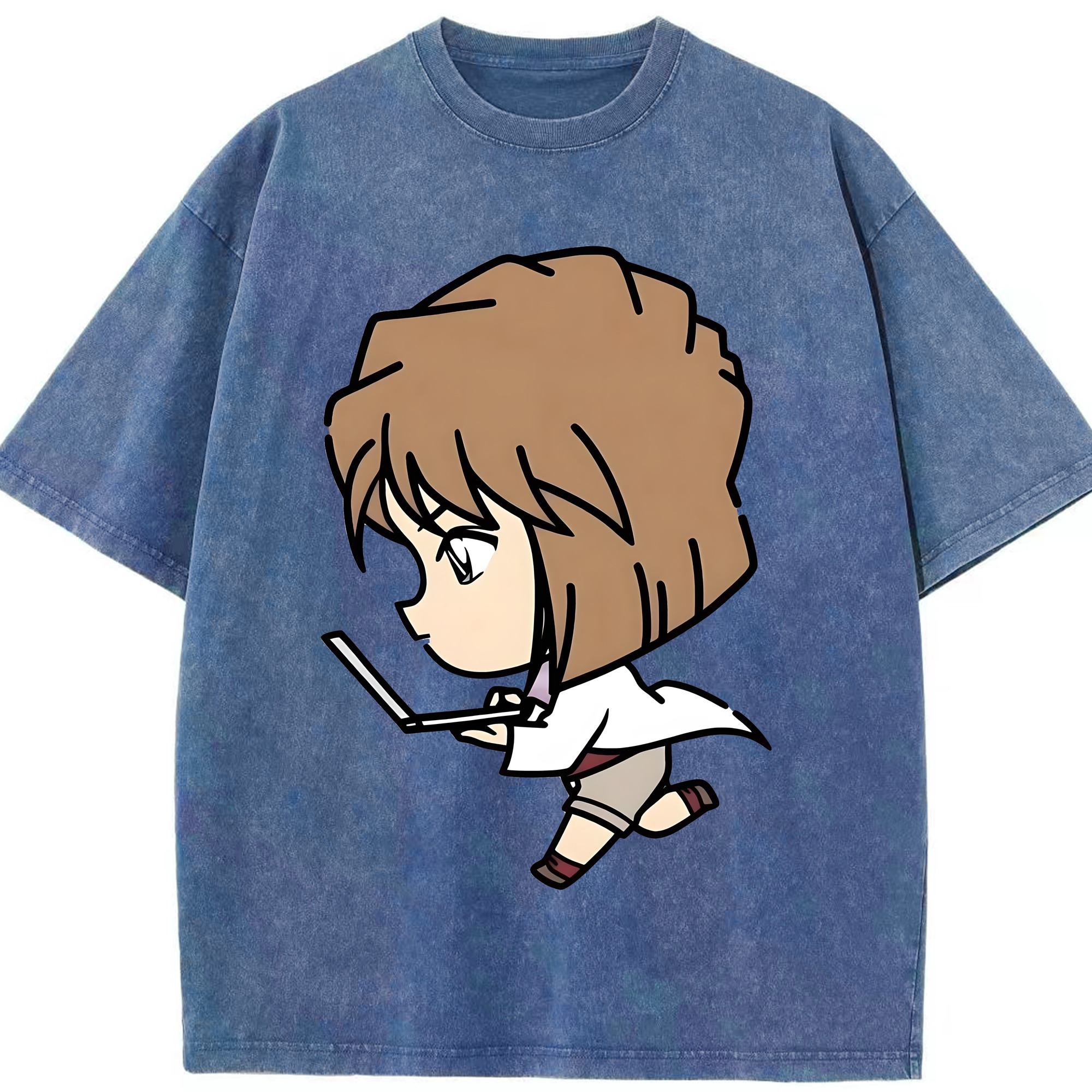 （画像用） 名探偵コナン 灰原 哀 はいばら あい Detective Conan Anita Hailey、Vi Graythorn Haibara Ai 綿100% ヴィンテージ風 半袖Tシャツ（フロントプリント）