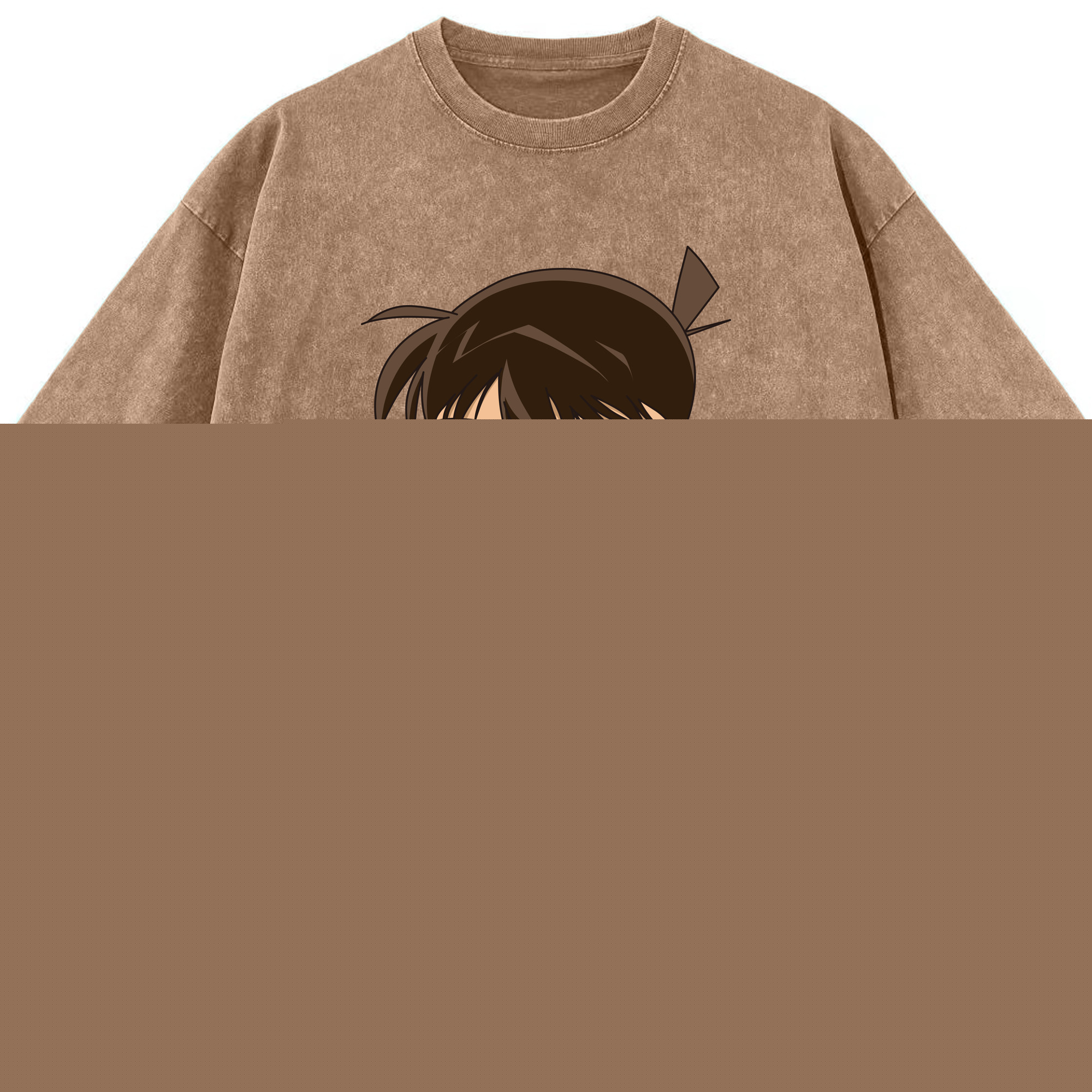 （画像用） 名探偵コナン 江戸川 コナン Detective Conan Conan Edogawa 綿100% ヴィンテージ風 半袖Tシャツ（フロントプリント）