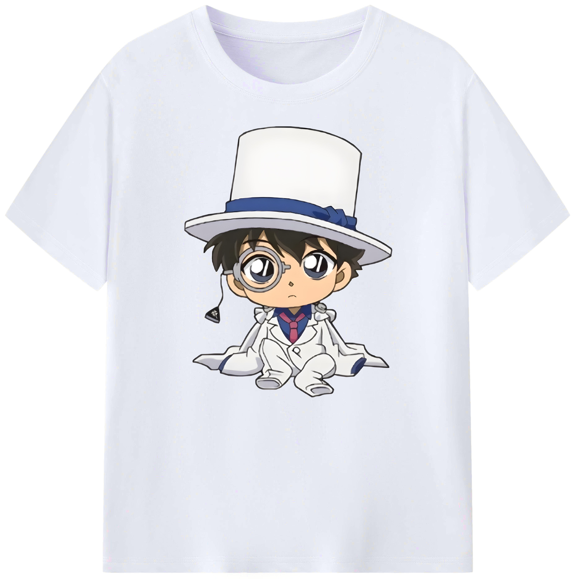 （画像用） 名探偵コナン くろば かいと Detective Conan Kuroba Kaito 綿100％ メンズ半袖Tシャツ｜肌触りやわらか＆通気性