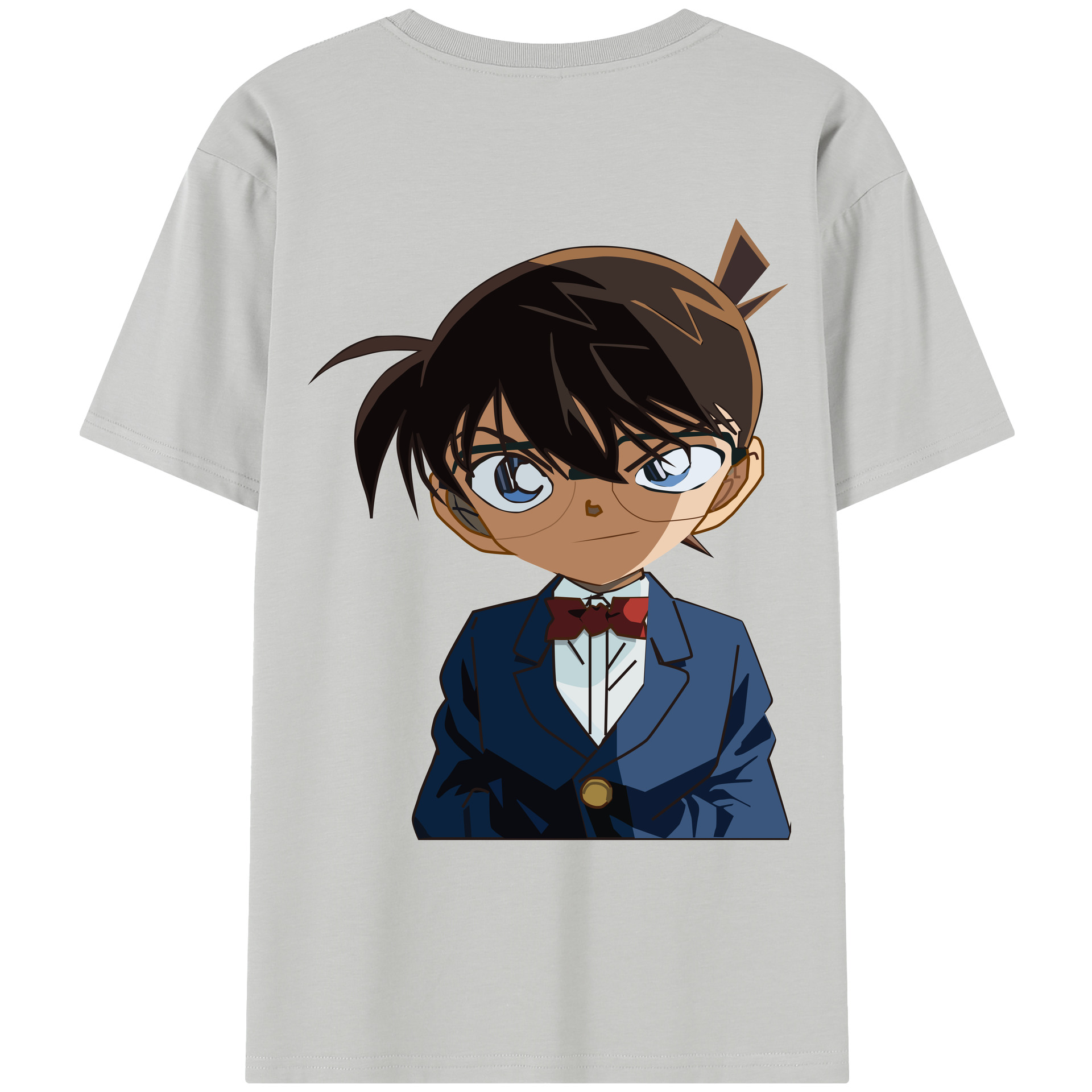 （画像用） 名探偵コナン 江戸川 コナン Detective Conan Conan Edogawa レディース半袖Tシャツ(バックプリント)