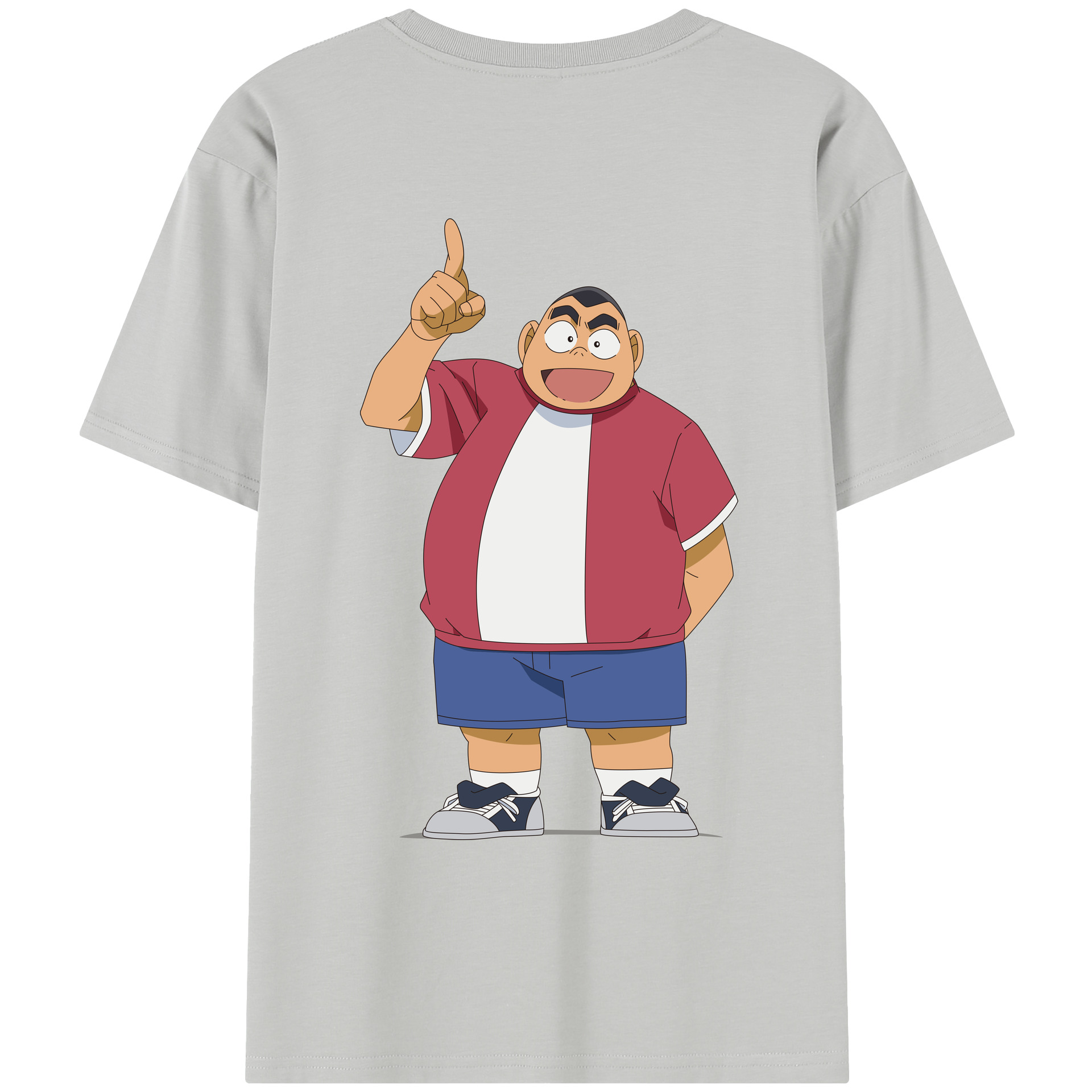 （画像用） 名探偵コナン 小嶋 元太 こじま げんた Detective Conan Kojima Genta レディース半袖Tシャツ(バックプリント)