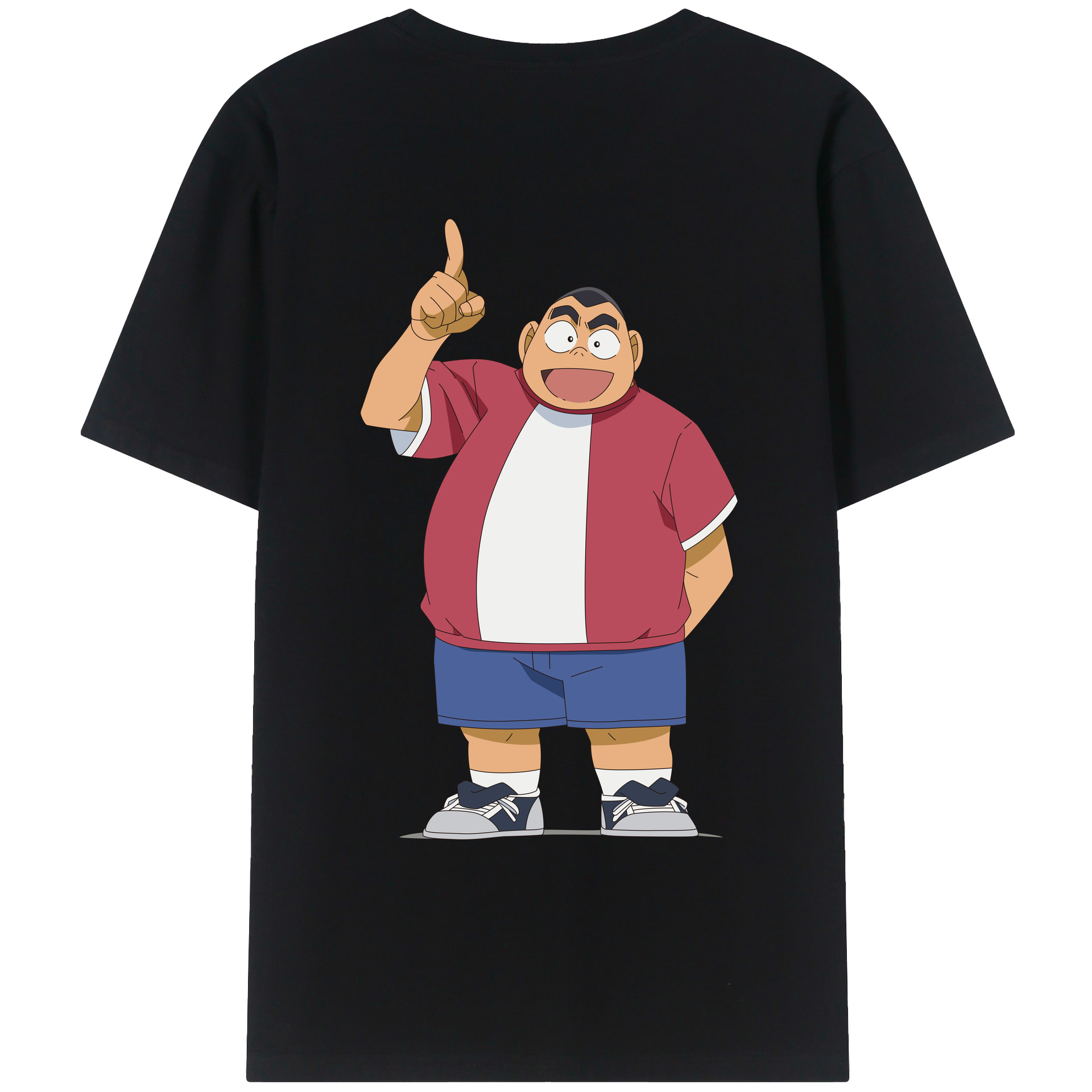 （画像用） 名探偵コナン 小嶋 元太 こじま げんた Detective Conan Kojima Genta レディース半袖Tシャツ(バックプリント)