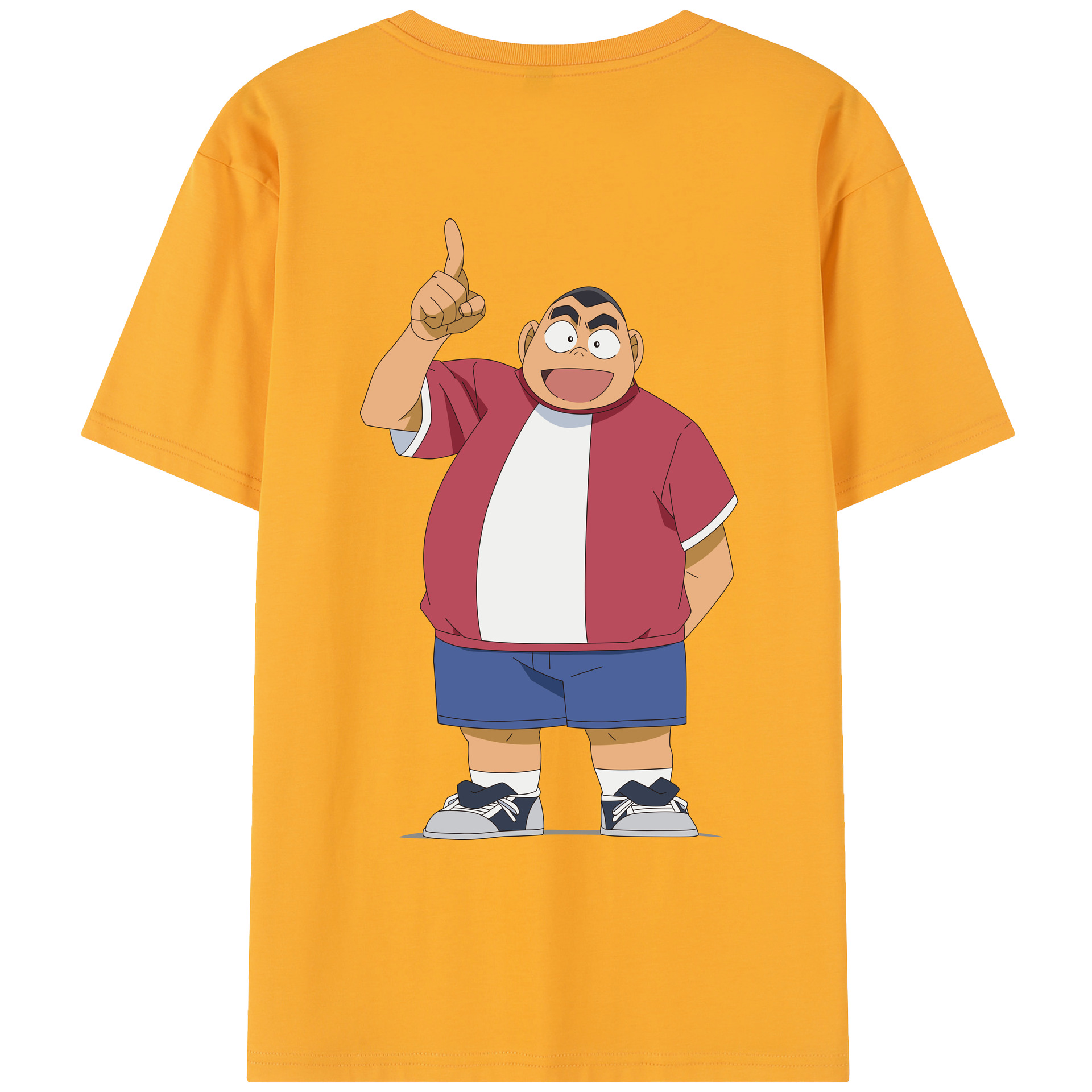 （画像用） 名探偵コナン 小嶋 元太 こじま げんた Detective Conan Kojima Genta レディース半袖Tシャツ(バックプリント)