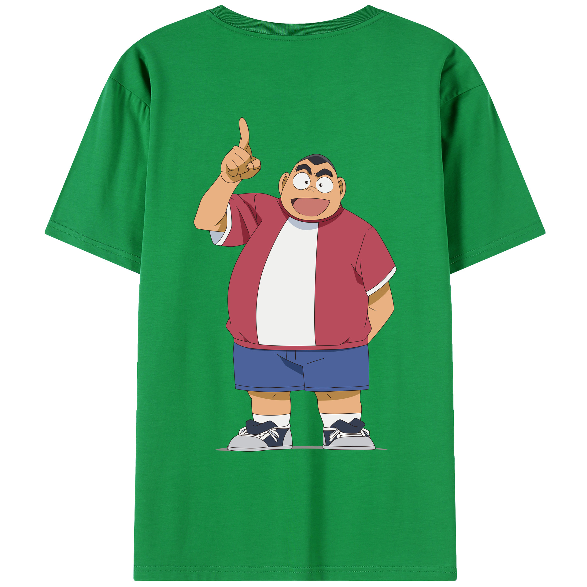 （画像用） 名探偵コナン 小嶋 元太 こじま げんた Detective Conan Kojima Genta レディース半袖Tシャツ(バックプリント)