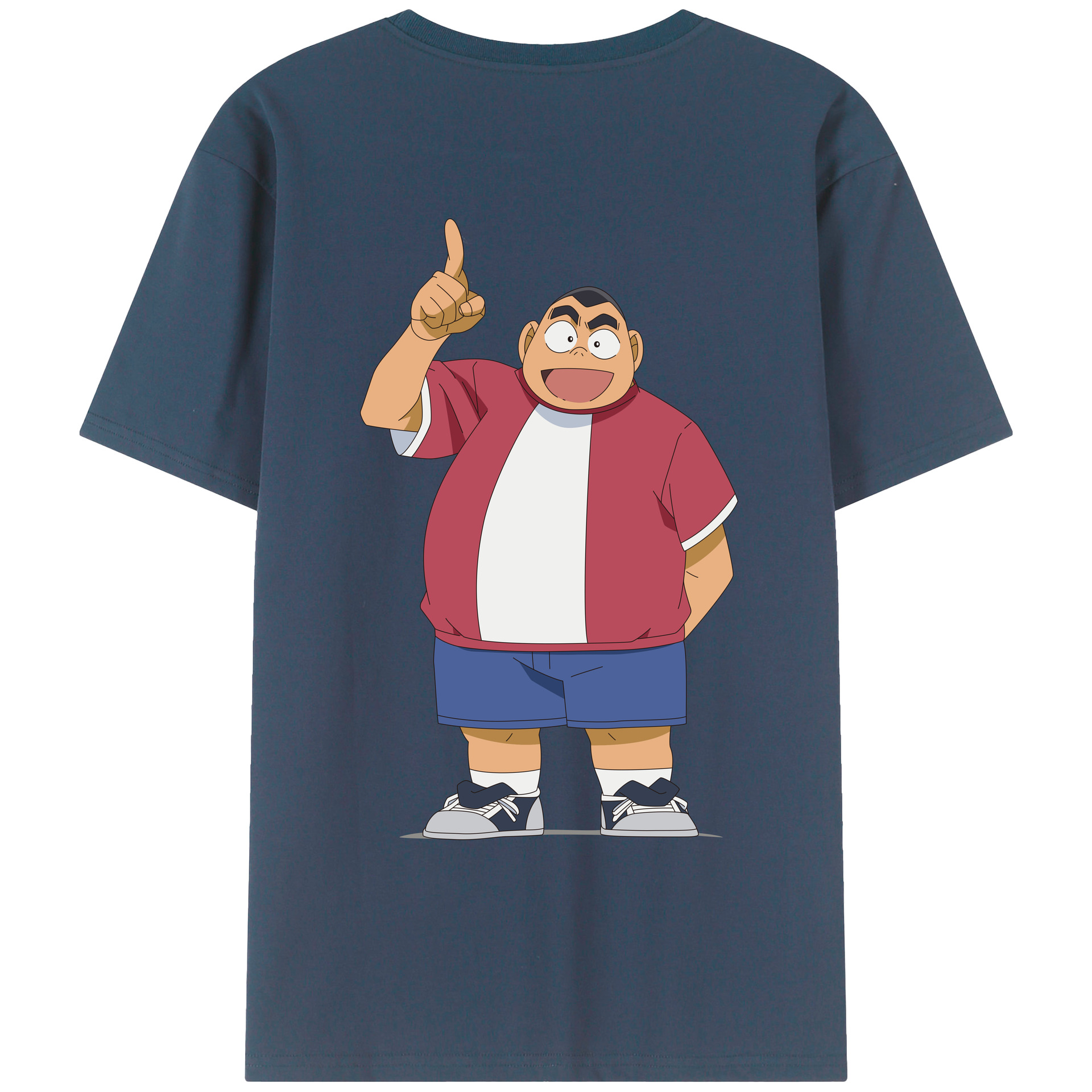 （画像用） 名探偵コナン 小嶋 元太 こじま げんた Detective Conan Kojima Genta レディース半袖Tシャツ(バックプリント)