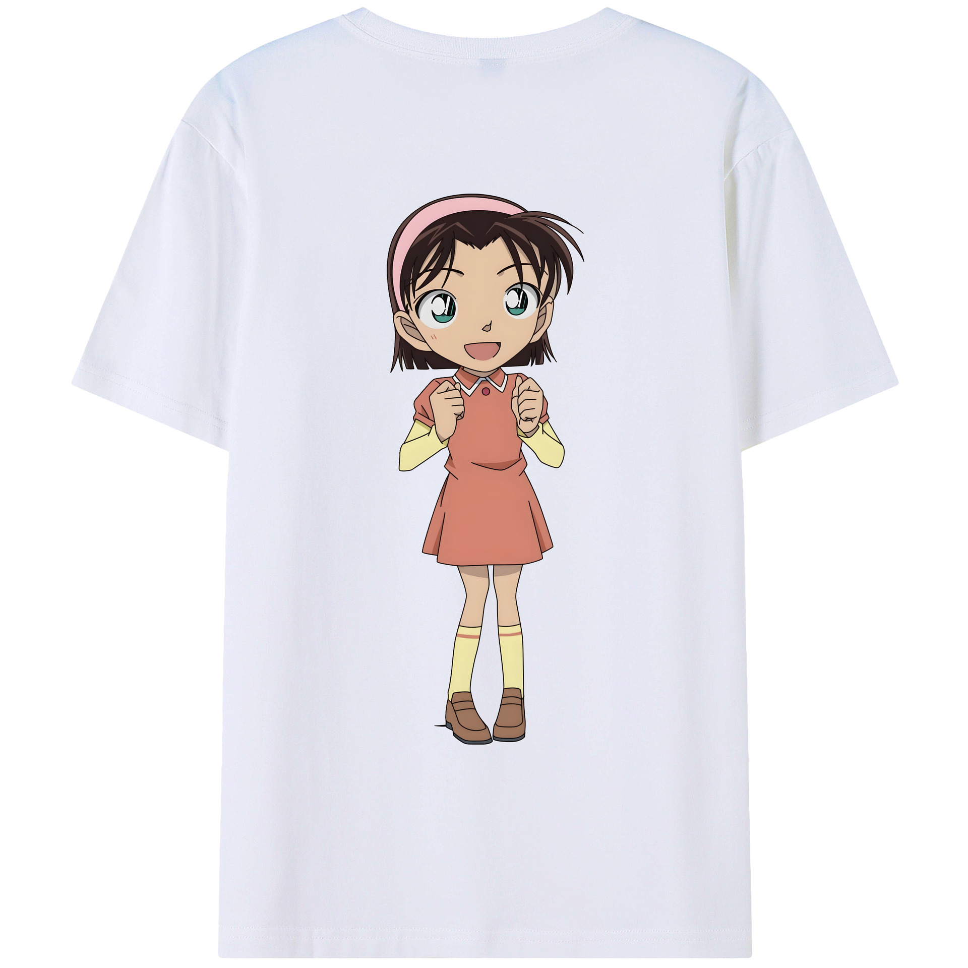 （画像用） 名探偵コナン 吉田 歩美 よしだ あゆみ Detective Conan my Yeager レディース半袖Tシャツ(バックプリント)