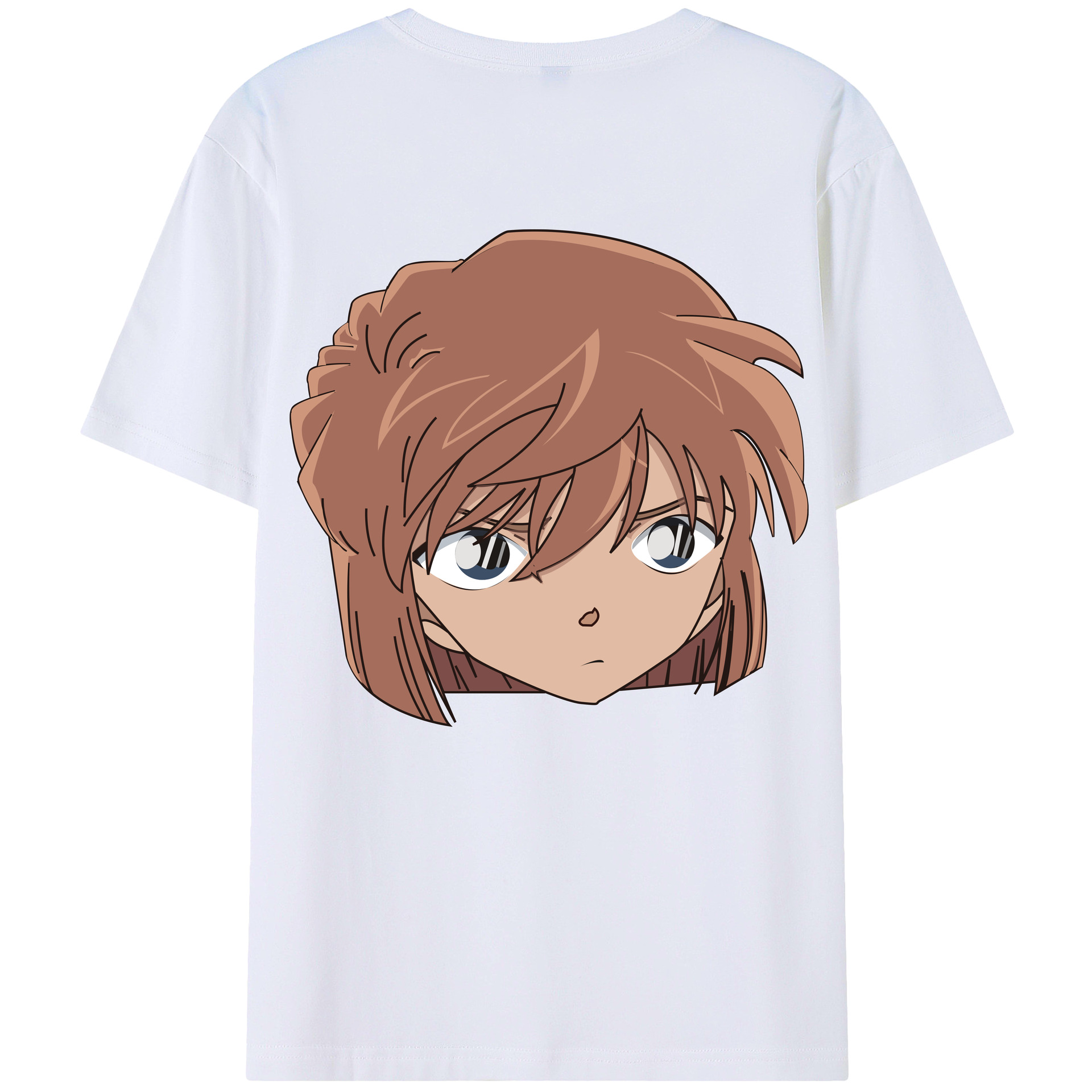 （画像用） 名探偵コナン 灰原 哀 はいばら あい Detective Conan Anita Hailey、Vi Graythorn Haibara Ai レディース半袖Tシャツ(バックプリント)