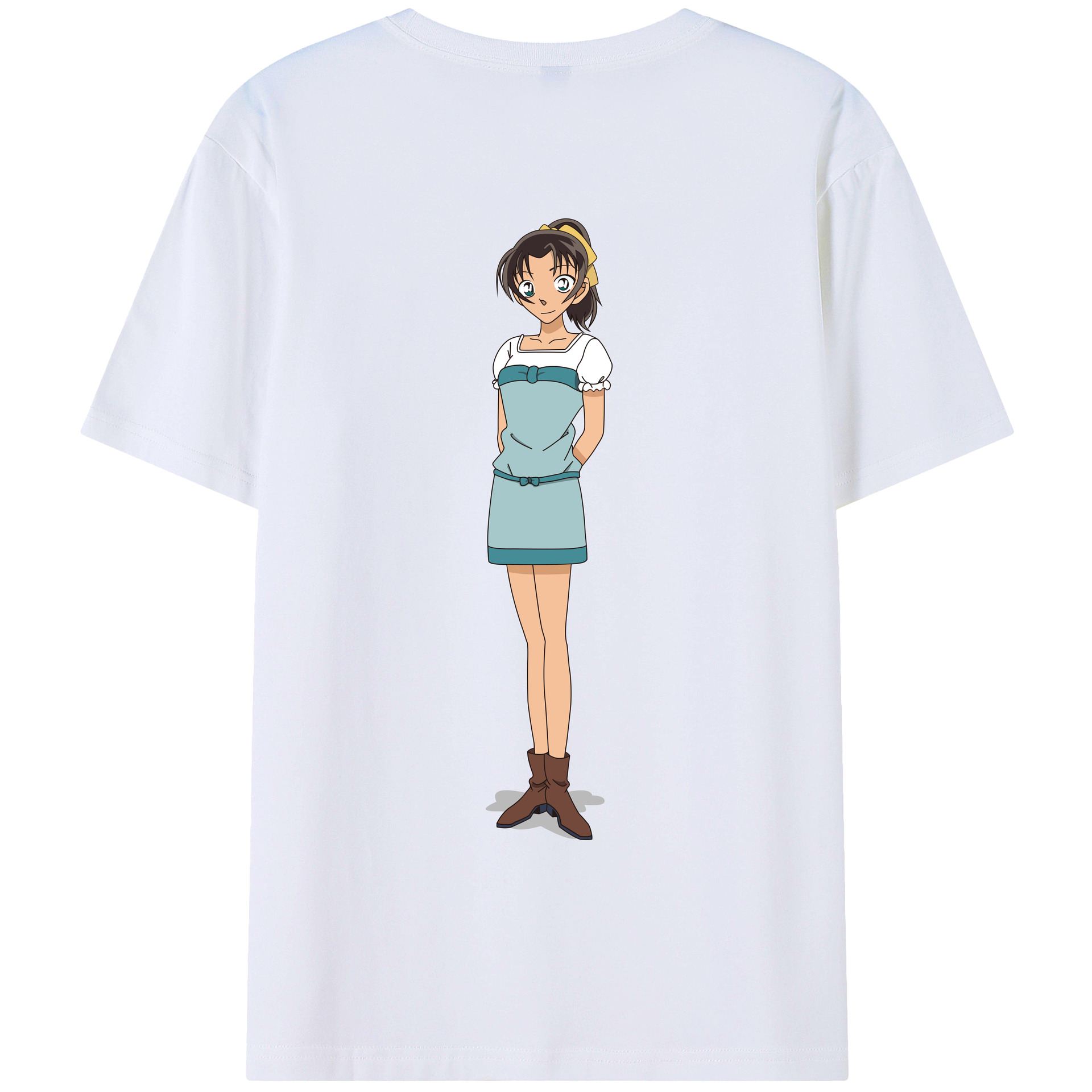 （画像用） 名探偵コナン Detective Conan レディース半袖Tシャツ(バックプリント)