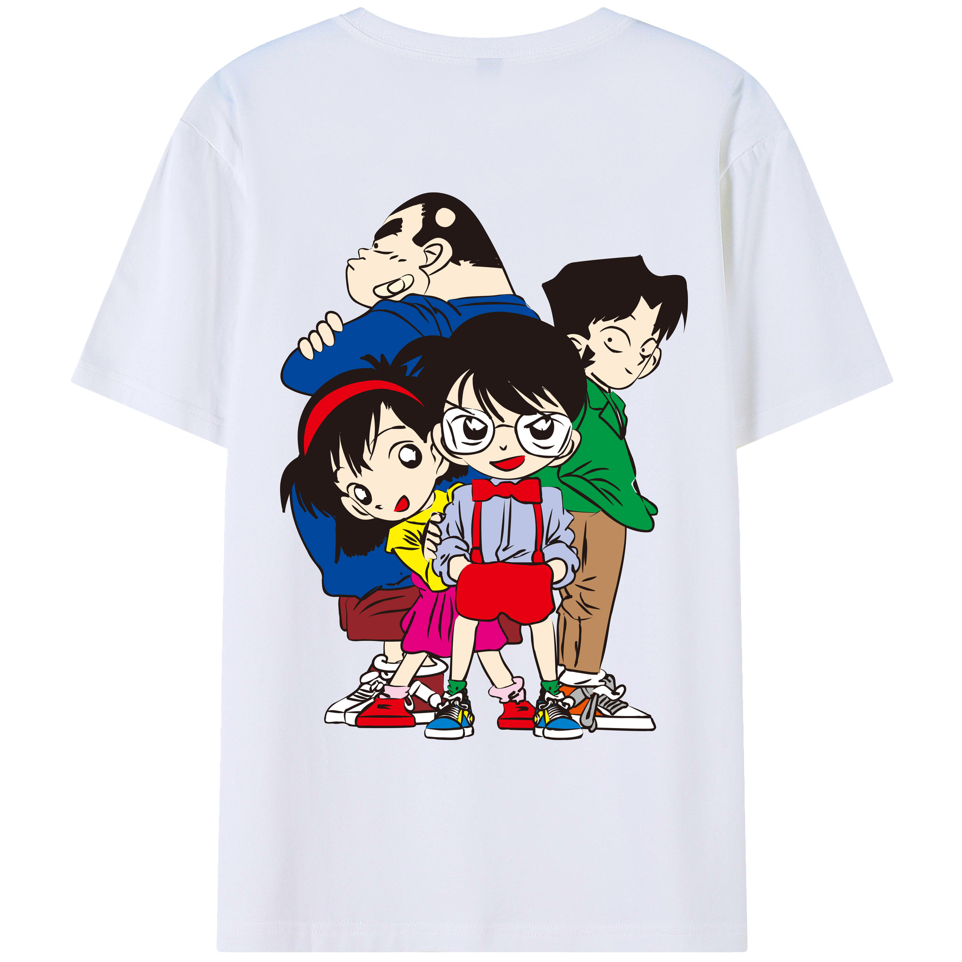 （画像用） 名探偵コナン Detective Conan レディース半袖Tシャツ(バックプリント)