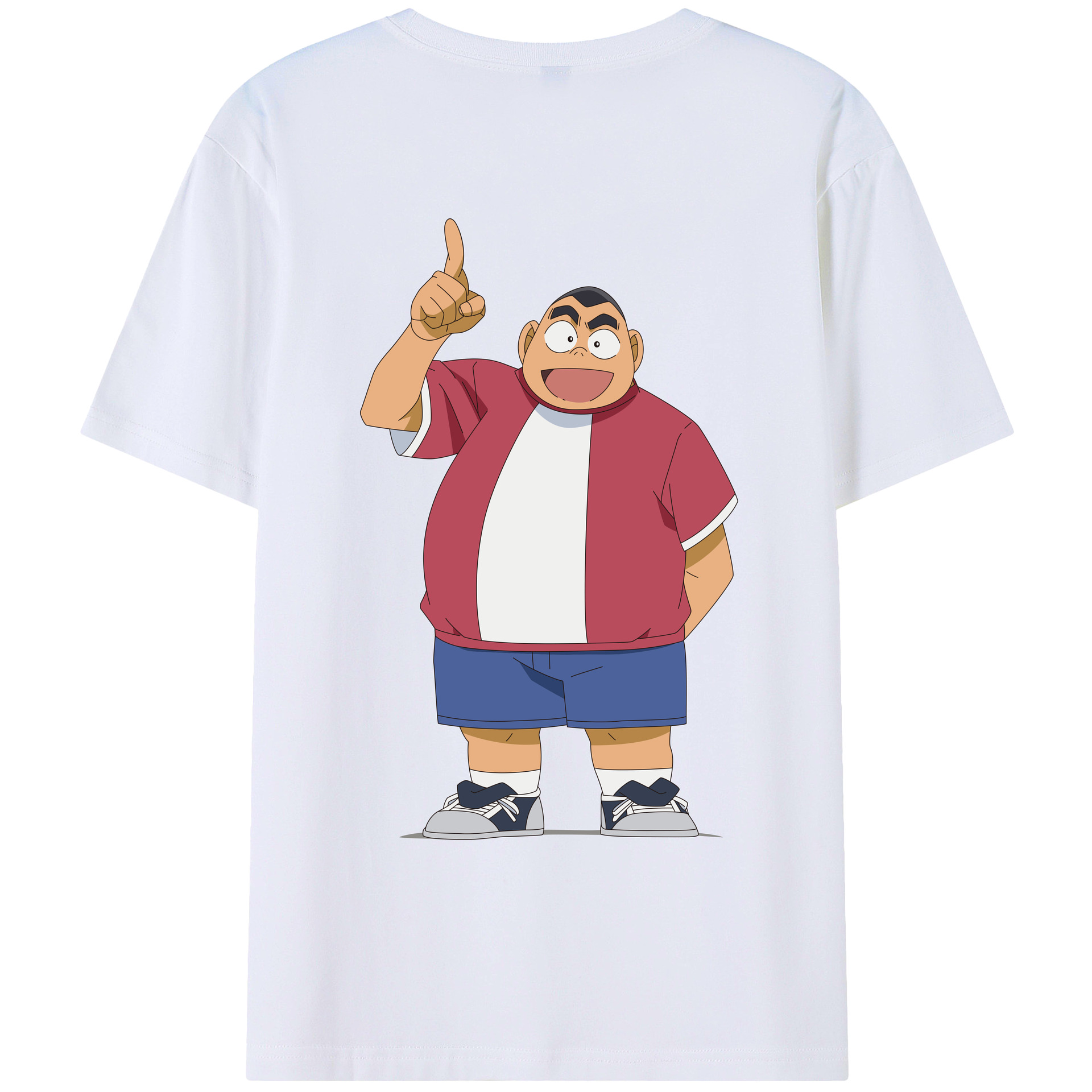 （画像用） 名探偵コナン 小嶋 元太 こじま げんた Detective Conan Kojima Genta レディース半袖Tシャツ(バックプリント)