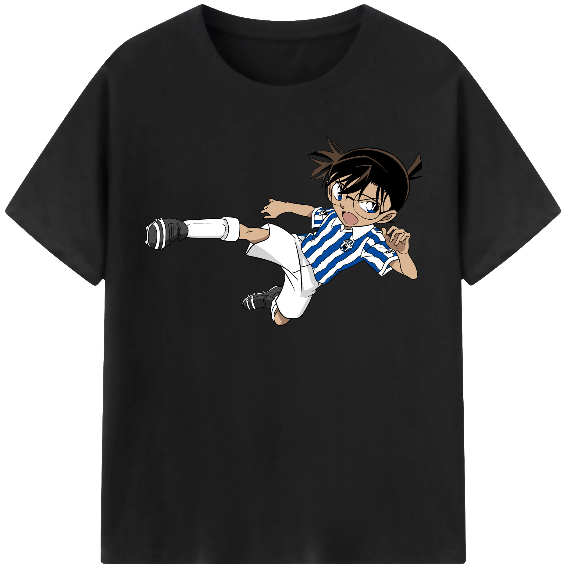 （画像用） 名探偵コナン 江戸川 コナン Detective Conan Conan Edogawa レディースカジュアルプリントTシャツ（綿100％）