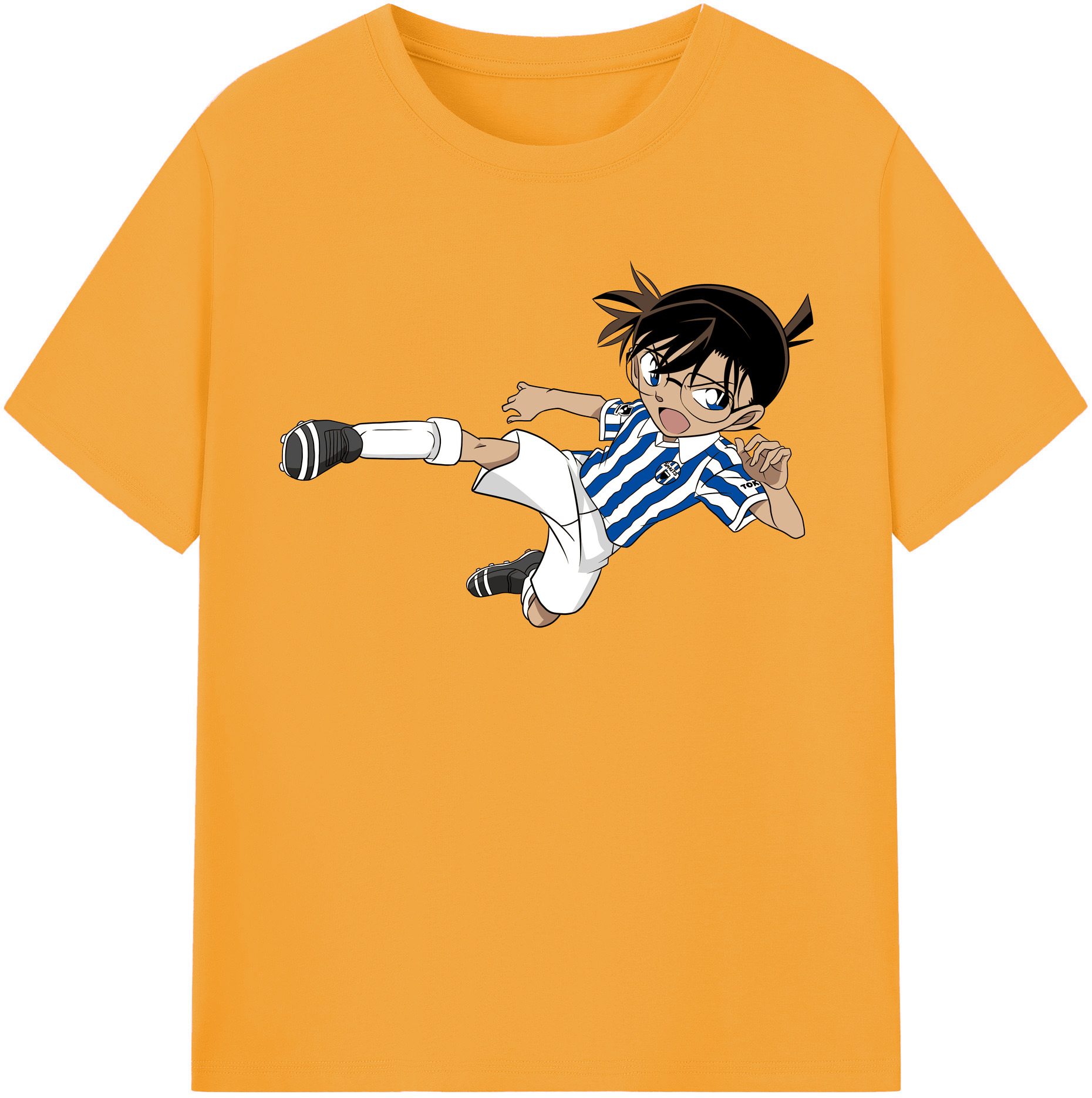 （画像用） 名探偵コナン 江戸川 コナン Detective Conan Conan Edogawa レディースカジュアルプリントTシャツ（綿100％）