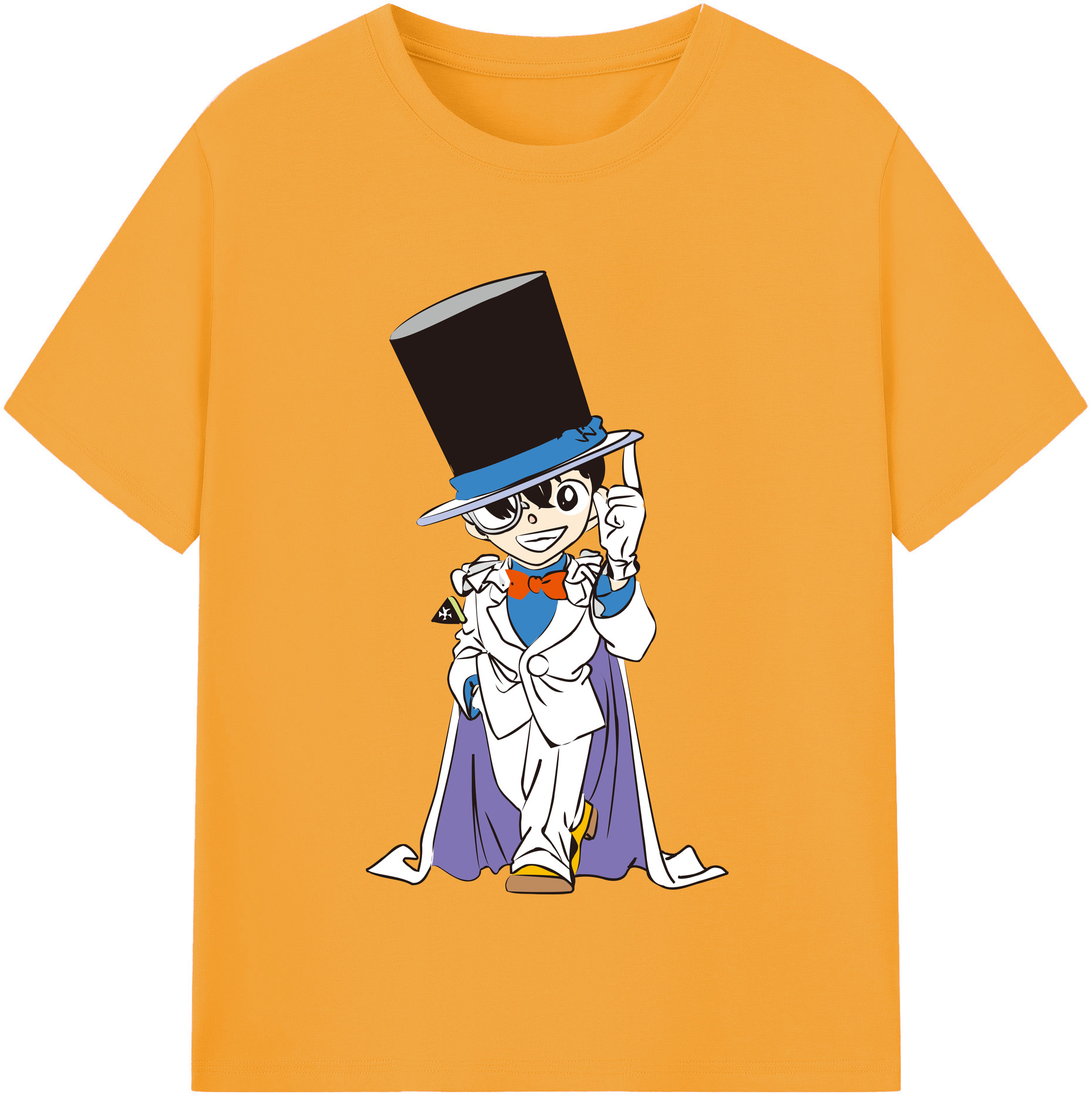 （画像用） 名探偵コナン 江戸川 コナン Detective Conan Conan Edogawa レディースカジュアルプリントTシャツ（綿100％）