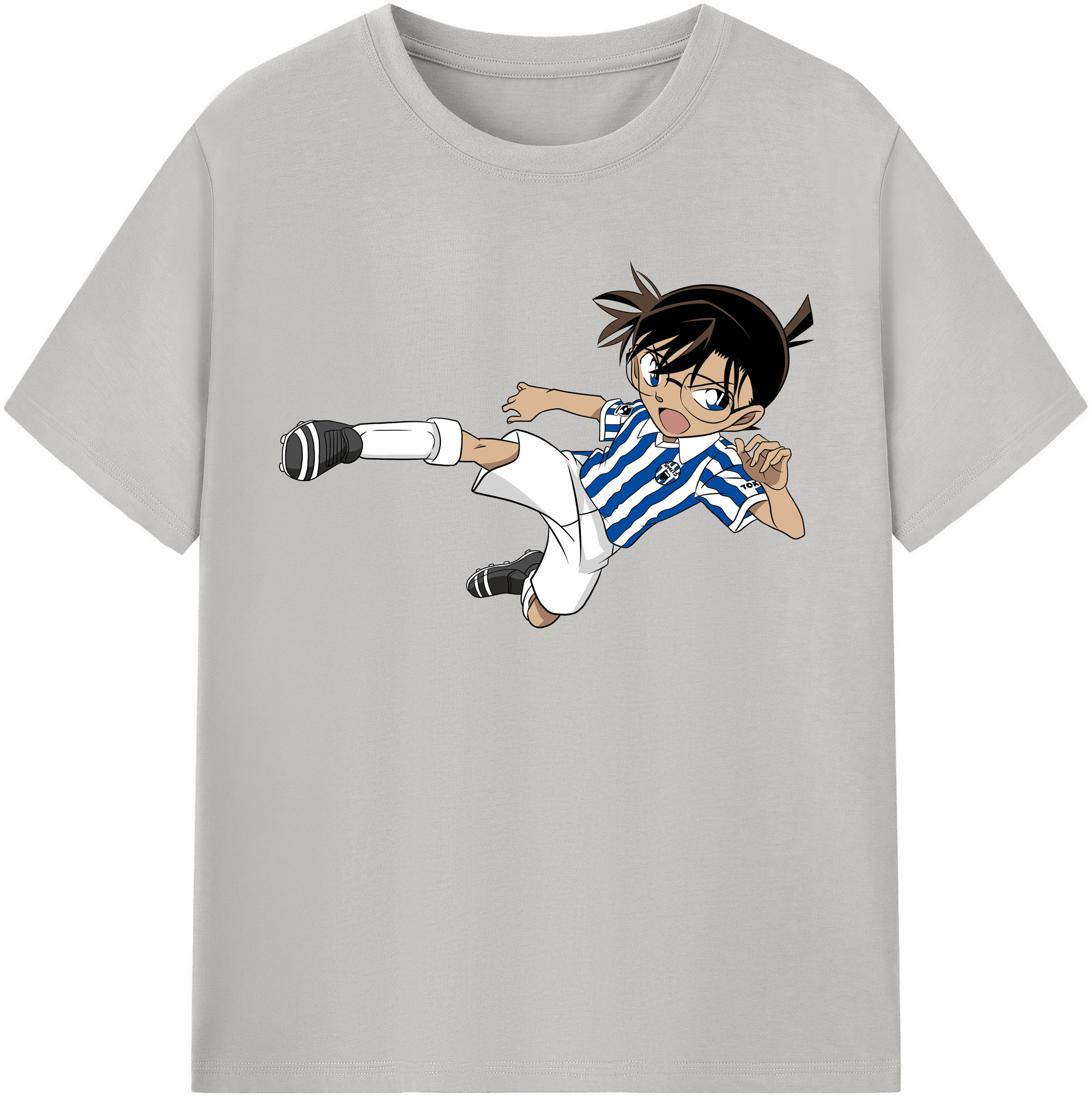 （画像用） 名探偵コナン 江戸川 コナン Detective Conan Conan Edogawa レディースカジュアルプリントTシャツ（綿100％）