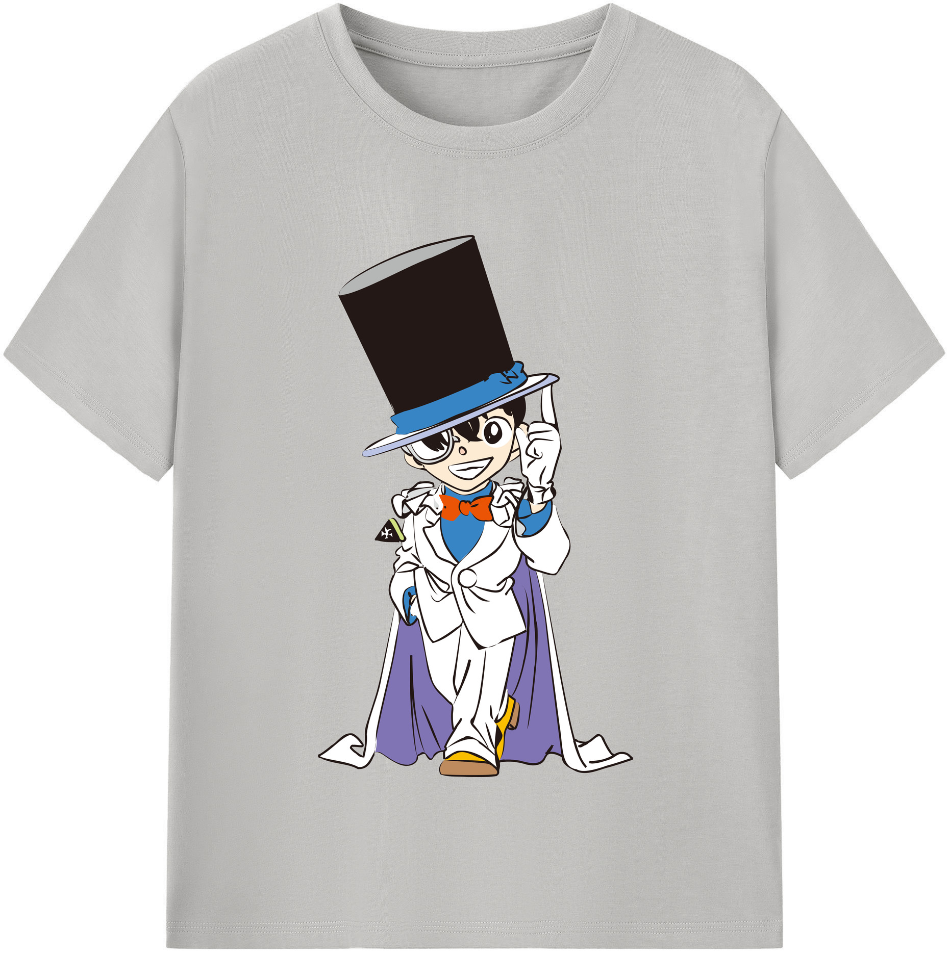 （画像用） 名探偵コナン 江戸川 コナン Detective Conan Conan Edogawa レディースカジュアルプリントTシャツ（綿100％）