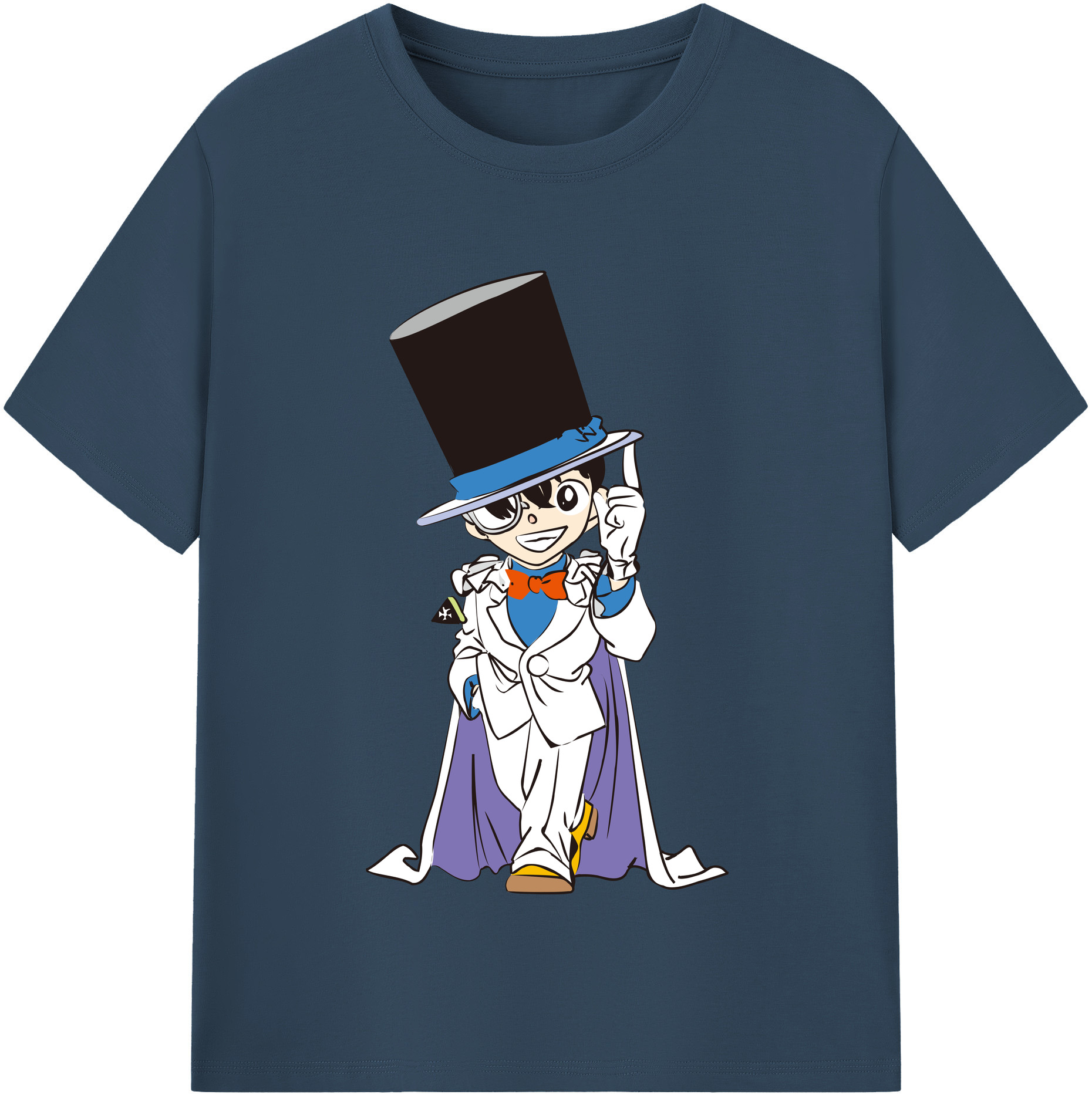 （画像用） 名探偵コナン 江戸川 コナン Detective Conan Conan Edogawa レディースカジュアルプリントTシャツ（綿100％）