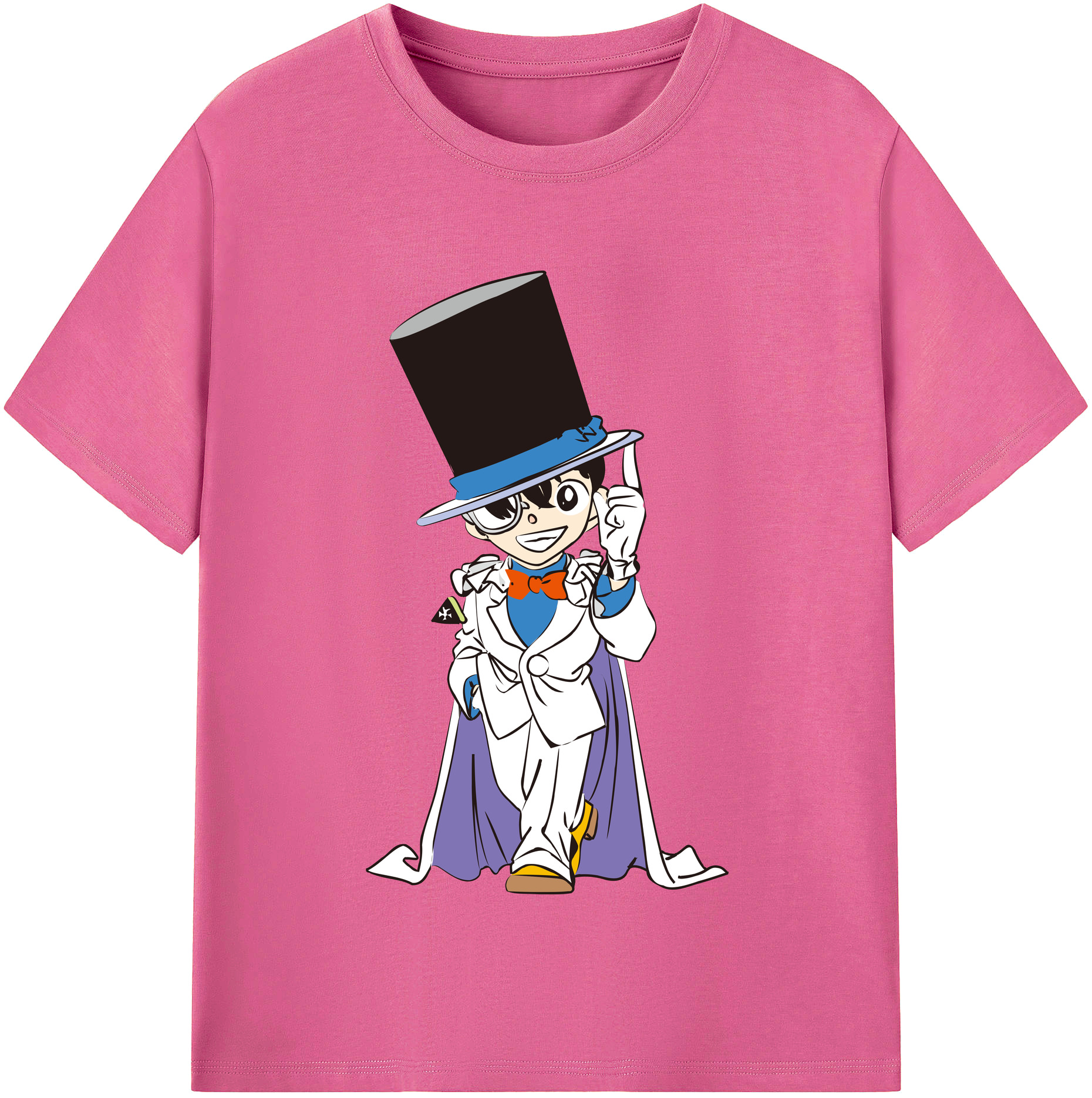 （画像用） 名探偵コナン 江戸川 コナン Detective Conan Conan Edogawa レディースカジュアルプリントTシャツ（綿100％）