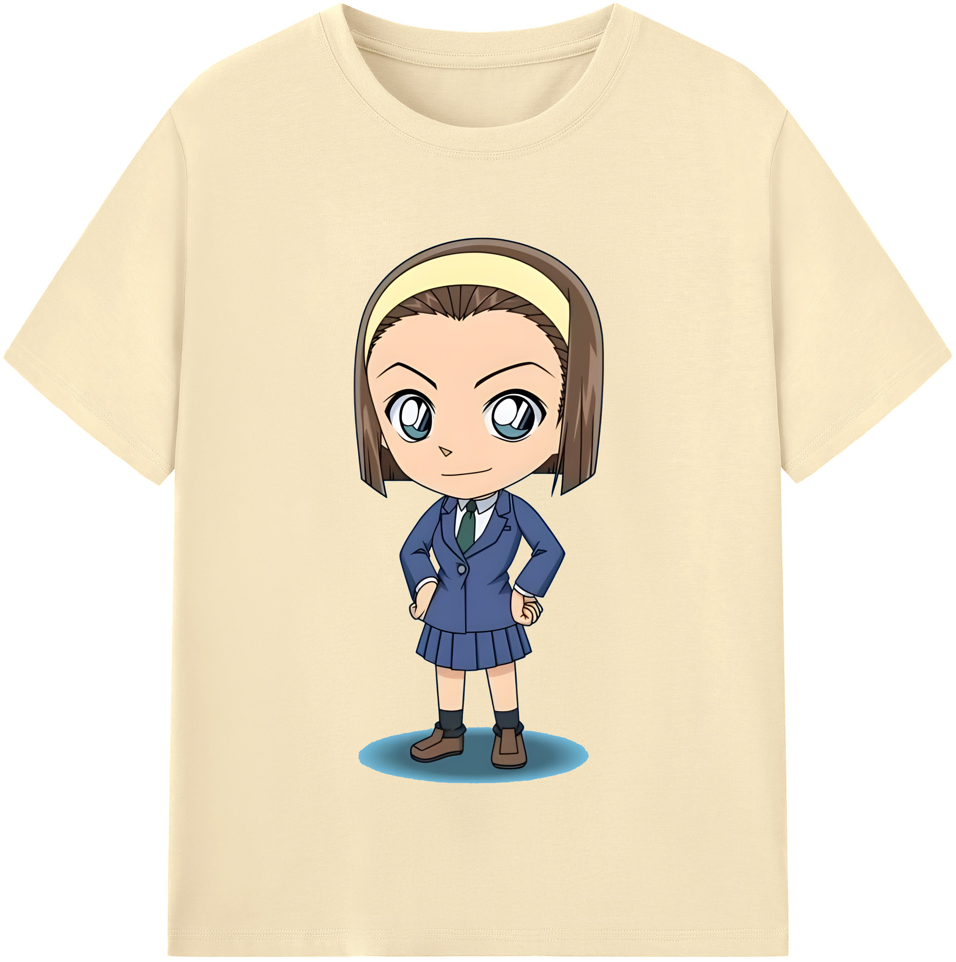 （画像用） 名探偵コナン 吉田 歩美 よしだ あゆみ Detective Conan my Yeager 綿100％半袖Tシャツ（フロントプリント）