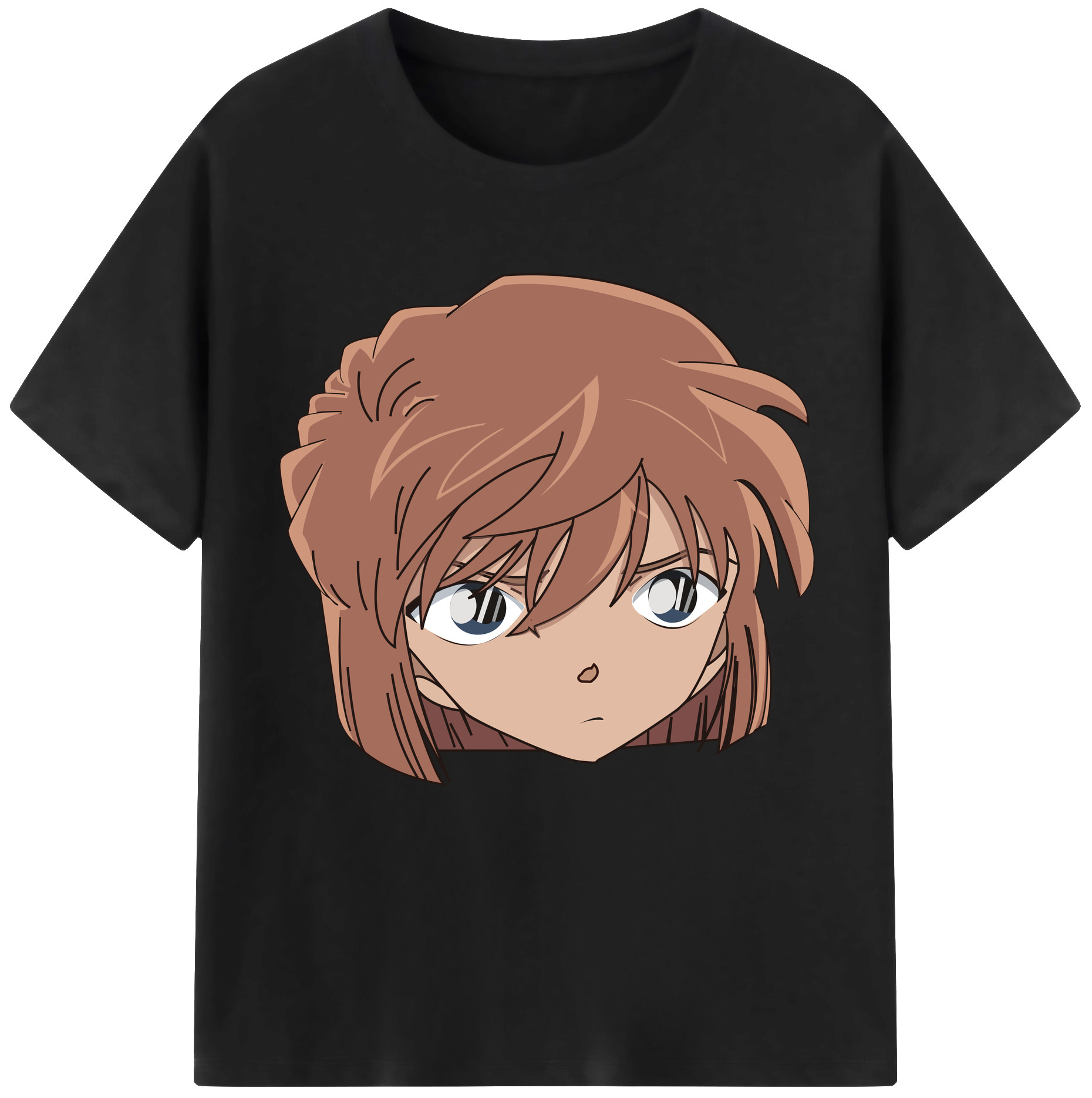 （画像用） 名探偵コナン 灰原 哀 はいばら あい Detective Conan Anita Hailey、Vi Graythorn Haibara Ai 綿100％半袖Tシャツ（フロントプリント）