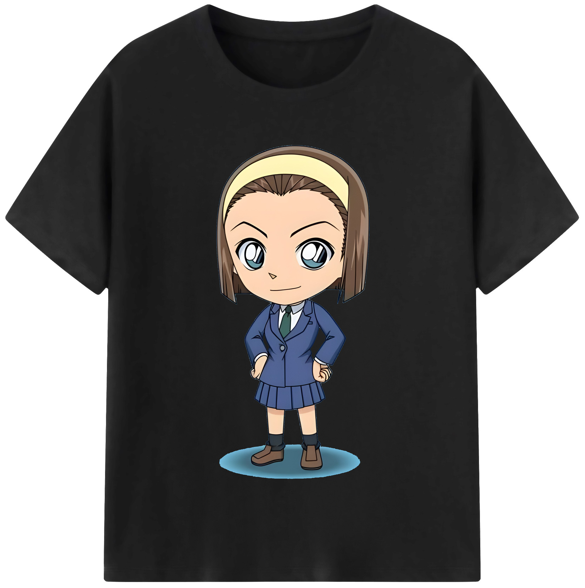 （画像用） 名探偵コナン 吉田 歩美 よしだ あゆみ Detective Conan my Yeager 綿100％半袖Tシャツ（フロントプリント）