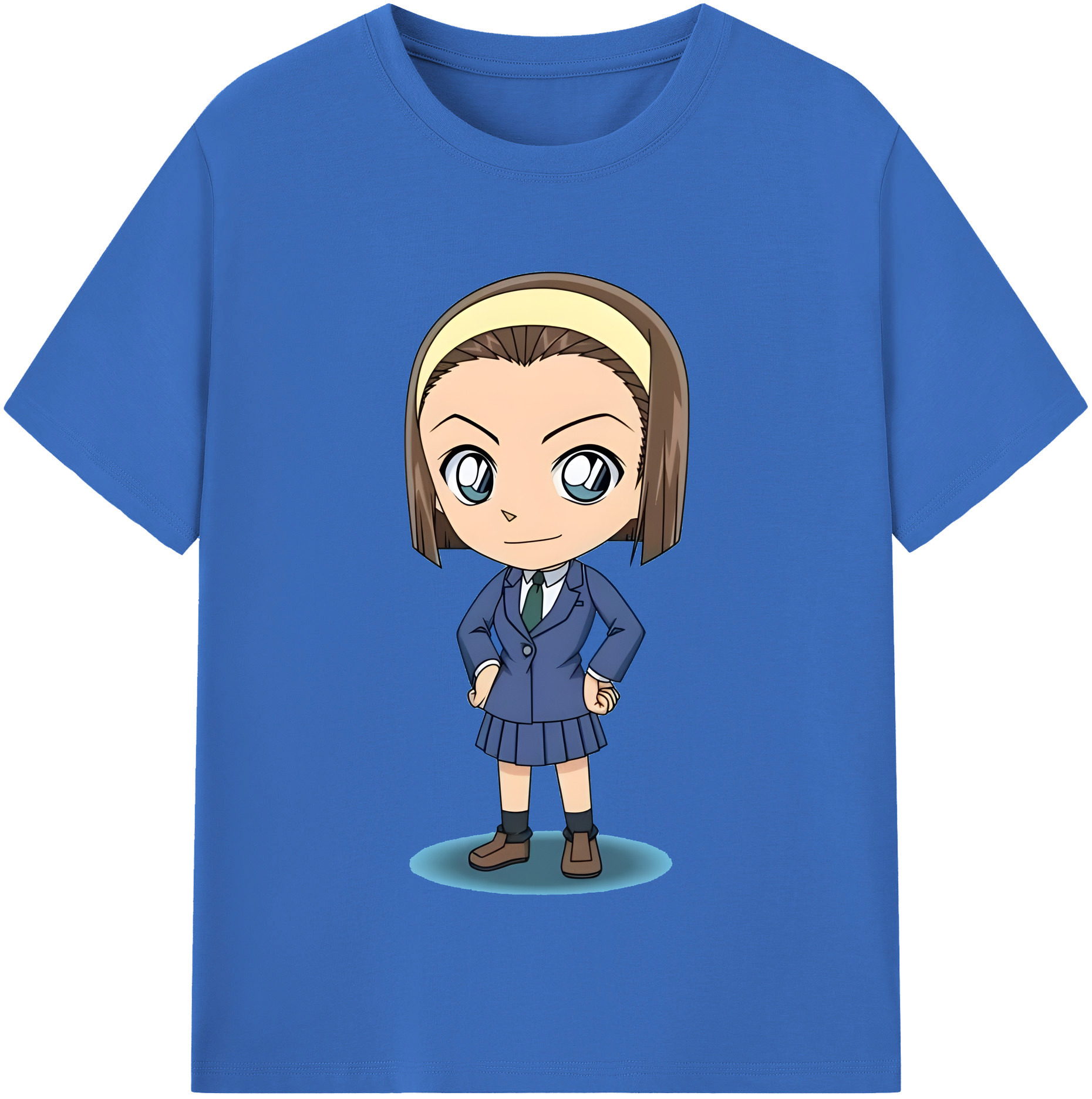（画像用） 名探偵コナン 吉田 歩美 よしだ あゆみ Detective Conan my Yeager 綿100％半袖Tシャツ（フロントプリント）