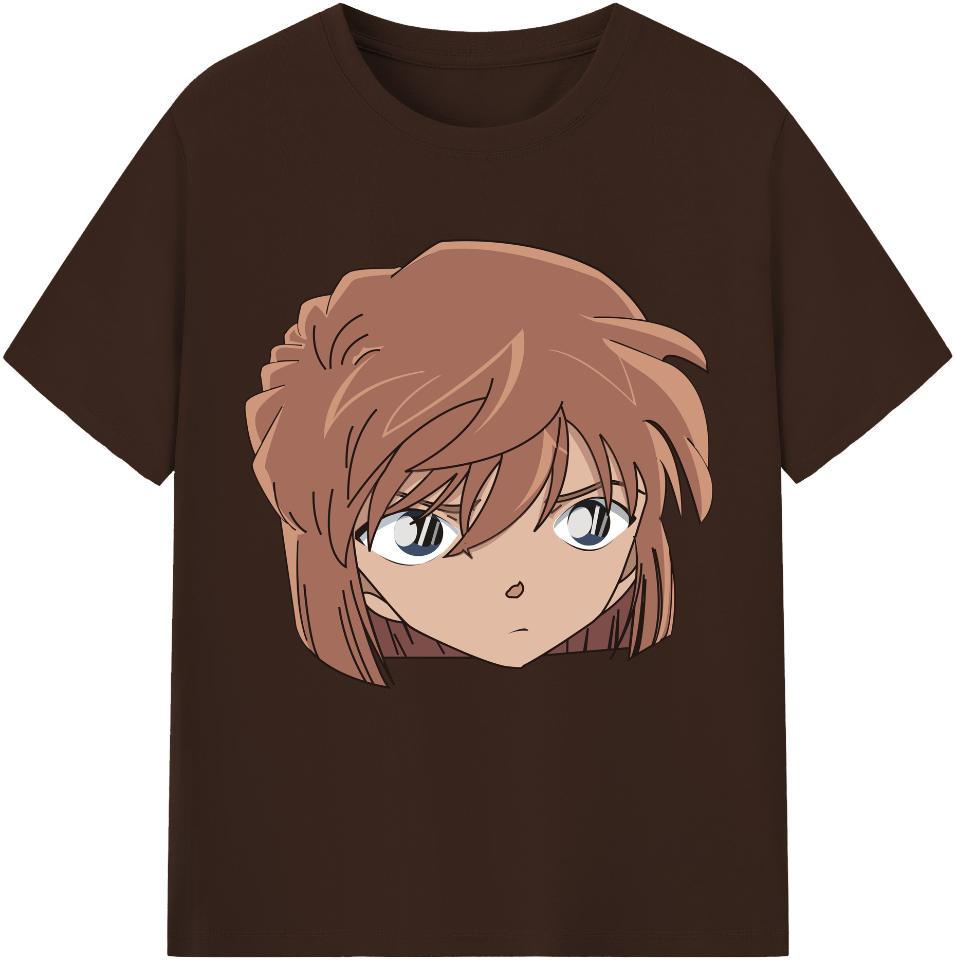 （画像用） 名探偵コナン 灰原 哀 はいばら あい Detective Conan Anita Hailey、Vi Graythorn Haibara Ai 綿100％半袖Tシャツ（フロントプリント）