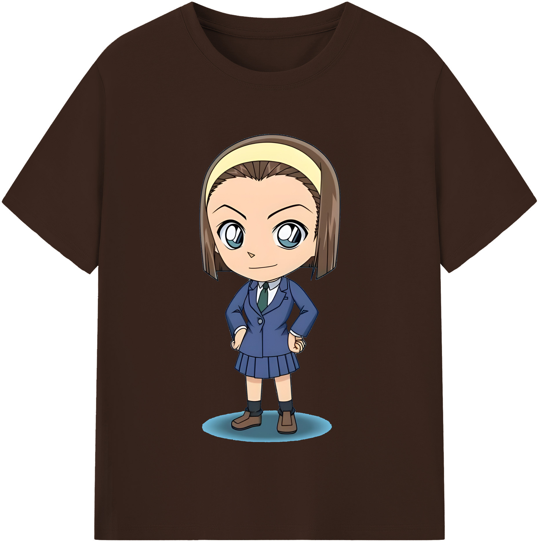 （画像用） 名探偵コナン 吉田 歩美 よしだ あゆみ Detective Conan my Yeager 綿100％半袖Tシャツ（フロントプリント）