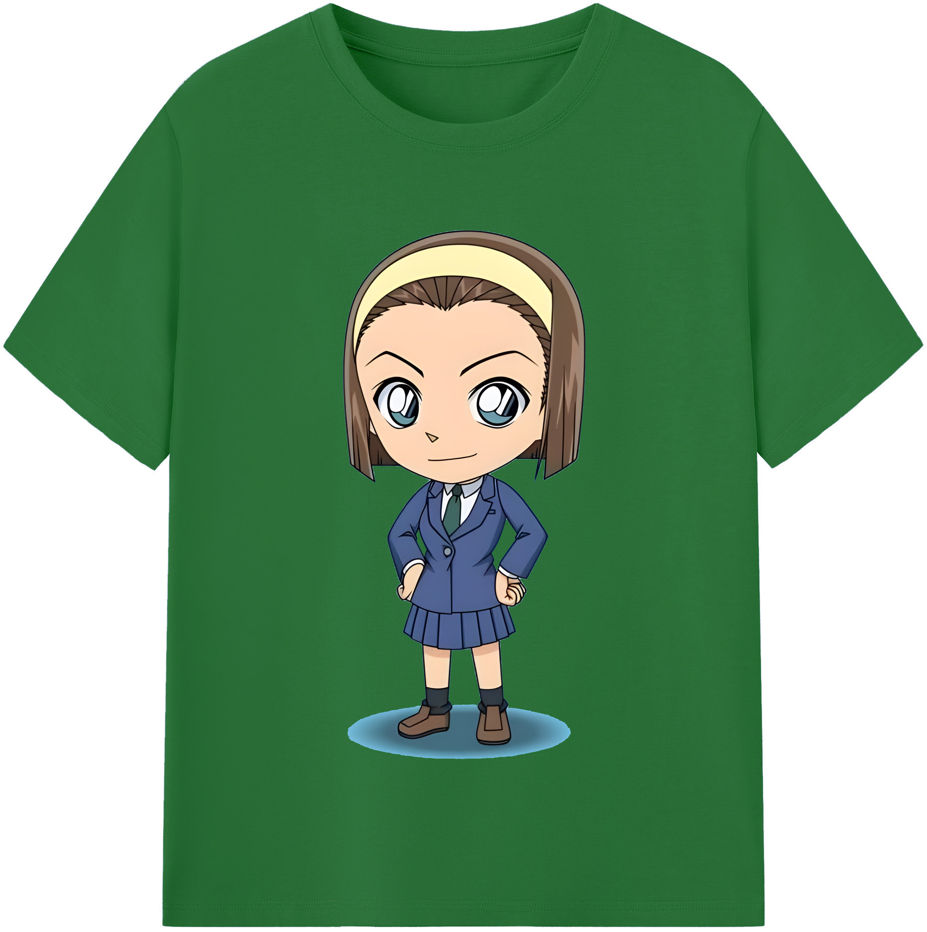（画像用） 名探偵コナン 吉田 歩美 よしだ あゆみ Detective Conan my Yeager 綿100％半袖Tシャツ（フロントプリント）