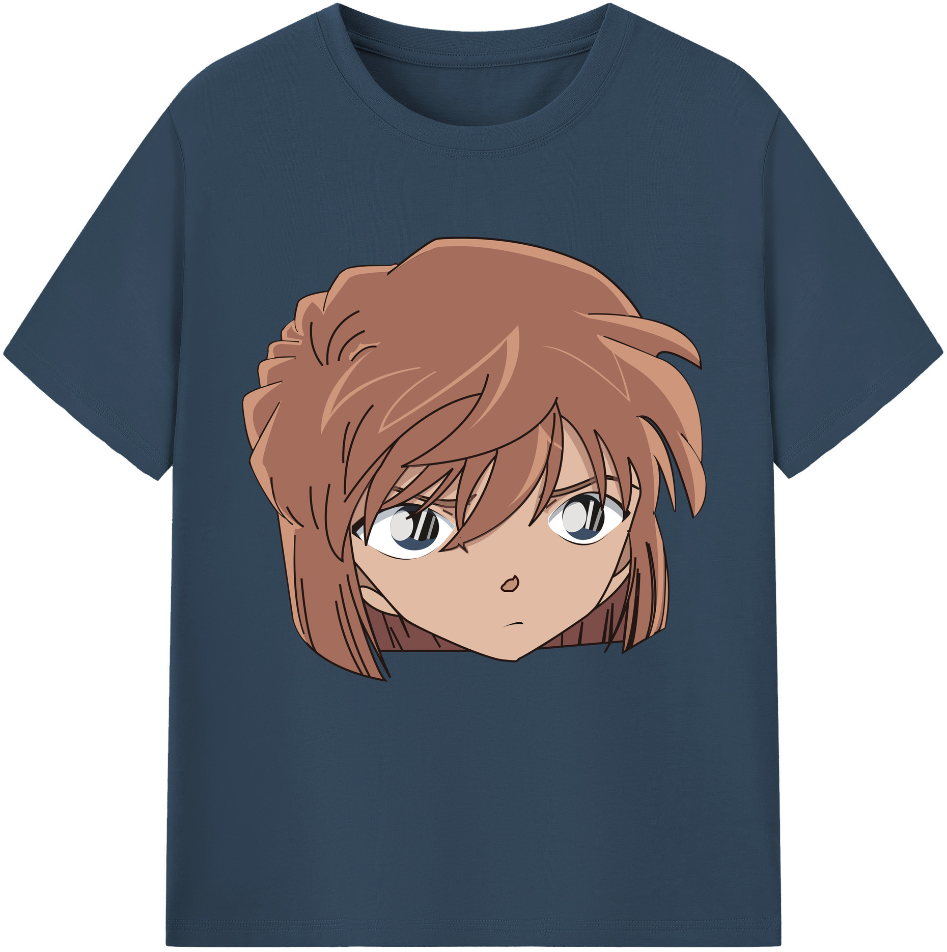 （画像用） 名探偵コナン 灰原 哀 はいばら あい Detective Conan Anita Hailey、Vi Graythorn Haibara Ai 綿100％半袖Tシャツ（フロントプリント）