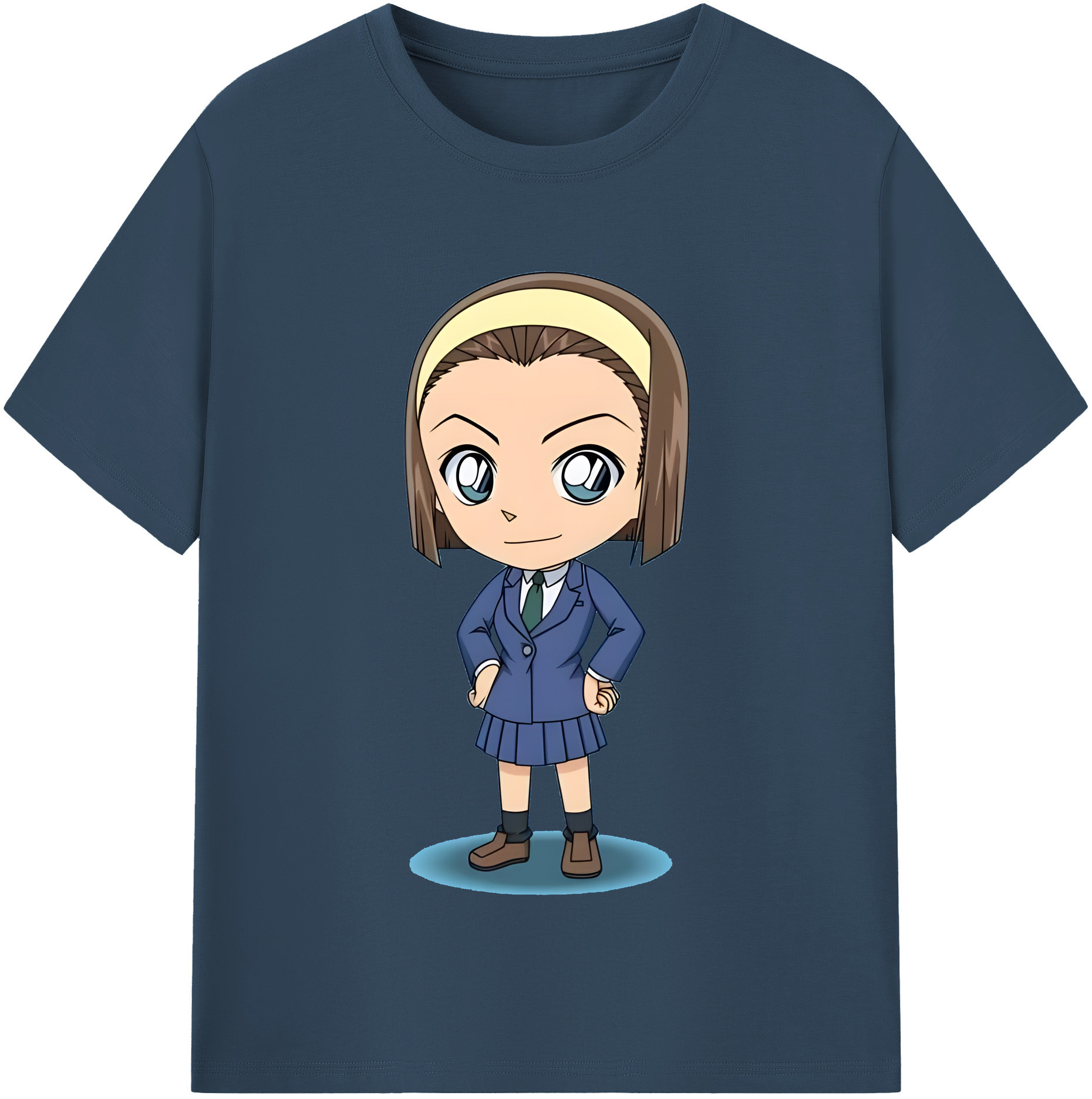 （画像用） 名探偵コナン 吉田 歩美 よしだ あゆみ Detective Conan my Yeager 綿100％半袖Tシャツ（フロントプリント）