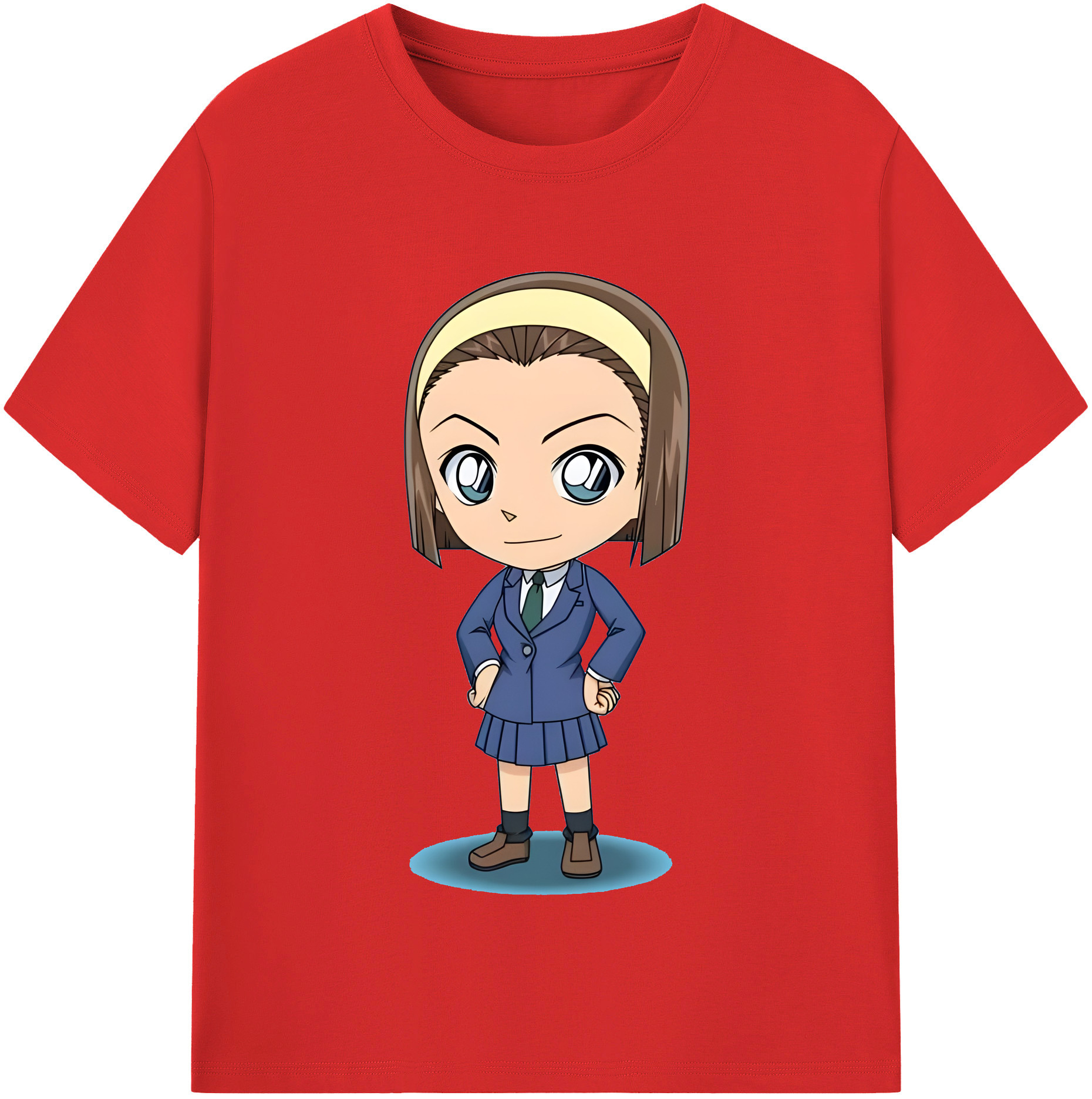 （画像用） 名探偵コナン 吉田 歩美 よしだ あゆみ Detective Conan my Yeager 綿100％半袖Tシャツ（フロントプリント）