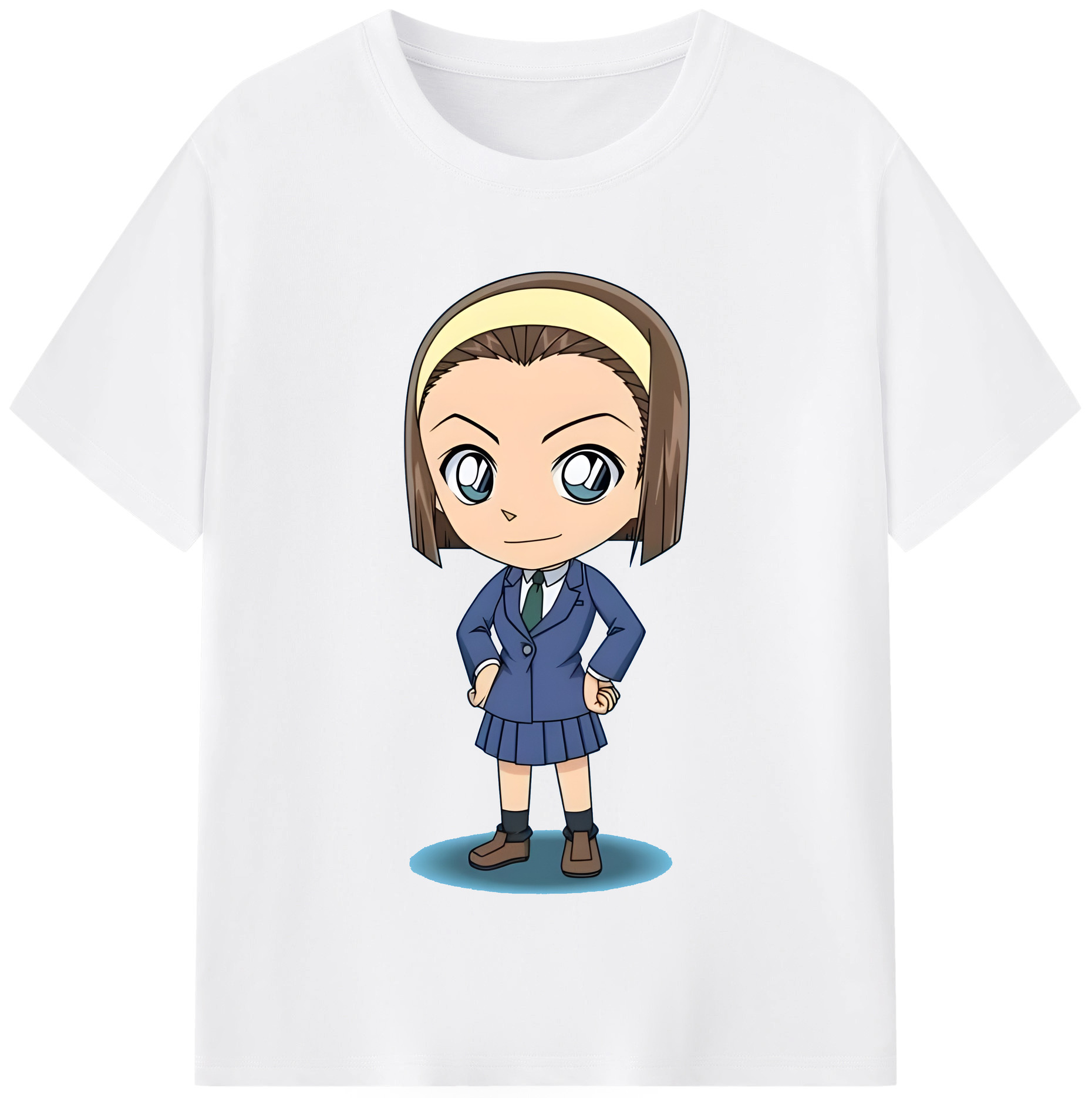 （画像用） 名探偵コナン 吉田 歩美 よしだ あゆみ Detective Conan my Yeager 綿100％半袖Tシャツ（フロントプリント）