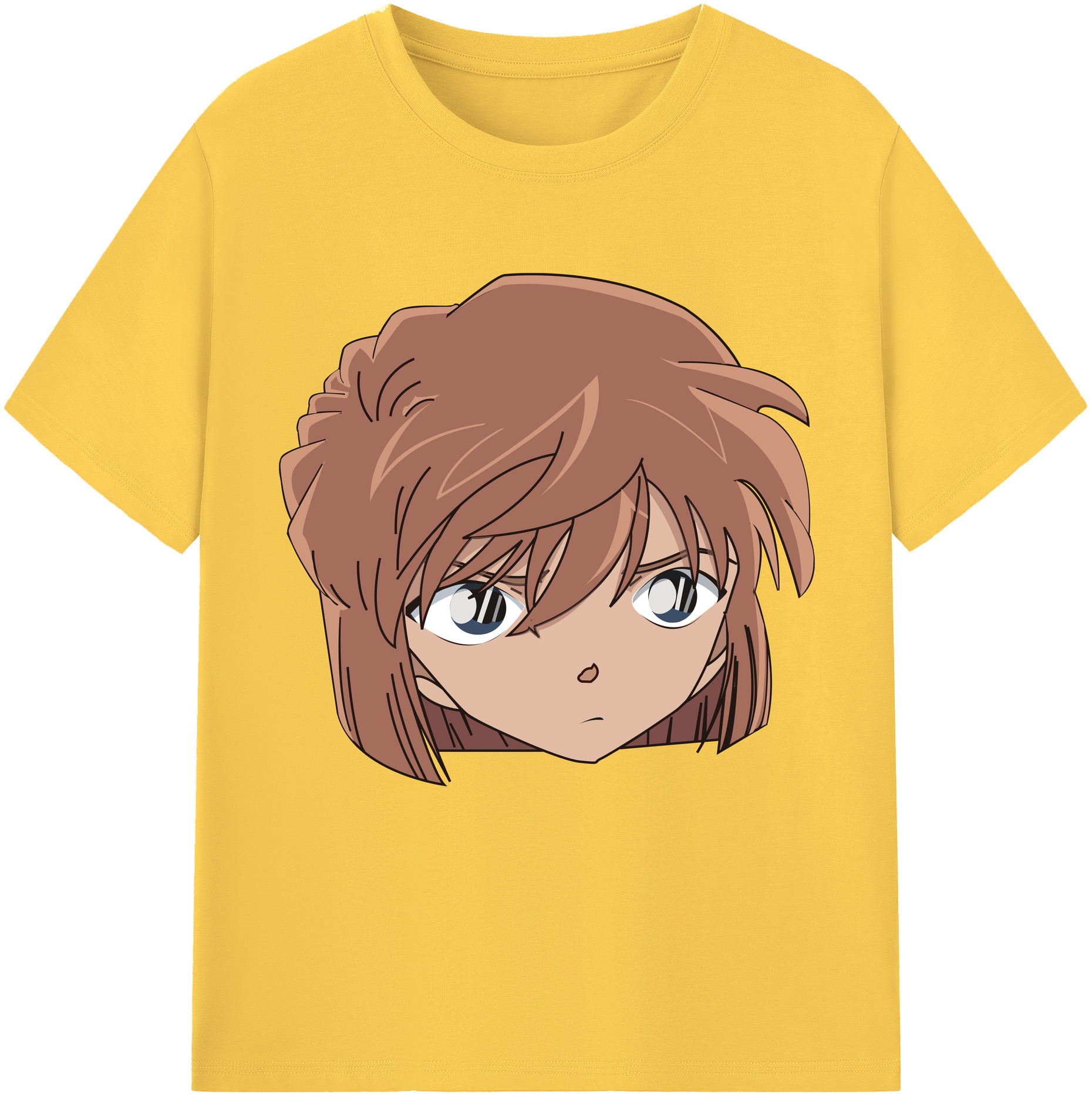 （画像用） 名探偵コナン 灰原 哀 はいばら あい Detective Conan Anita Hailey、Vi Graythorn Haibara Ai 綿100％半袖Tシャツ（フロントプリント）
